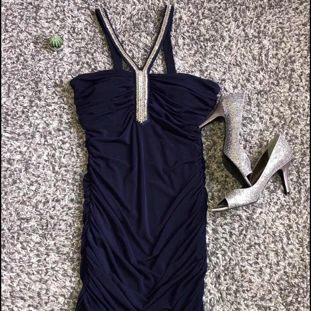 Navy Bodycon Dress